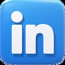 3D LinkedIn Icon